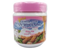 Natural HERBAL Extracted GOAT MILK WITH HONEY AND TAMARIND Gmvd VELEVET D'Hiver Jours UV Face and Body Lotion Made In THAILAND with 400g