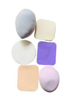 95a48ee46725a40119c6a955fd87b4e5.jpg Professional Makeup (6pcs) Sponge Beauty Blender for Blending Face Makeup, Multicolor Face Sponge Puff - Pack of 6 pieces