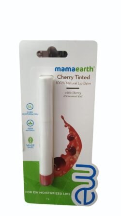 Mamaearth Nourishing mach Cherry Tinted Natural Lip Balm 12 Hour Moisturizing with Coconut Oil & Cherry 2g