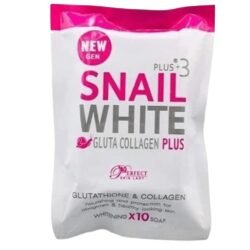 Snail White s3gs Plus+3 Gluta Collagen Plus Soap New 80g