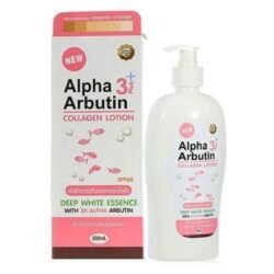 Natural Extracted 3x ALPHA ARBUTIN PLUS LOTION 500 Ml COLLAGEN Vitamin C, AAL5 Vitamin E Made In THAILAND