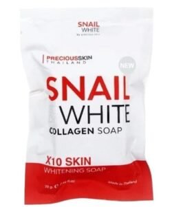 Snail Body coll White Collagen Soap by Precious x10 Skin Thailand 70g