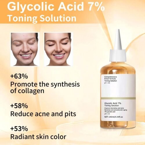 The Ordinary Glycolic Acid 7% Toning gic Solution 240ml Made in CANADA