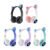 a3c797858ac5e7d1981968c8b12f66be.jpg LED Lights Glowing Wow Cool 5.0 Cat Ear Headset (cep) Headphones Wireless ST-23M
