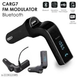 a8ad27a5a15b73664510e7b0826beb9e.jpg CARG7 Bluetooth Car Charger T Flash USB Direct Connect FM TRANSMITTER / MODULATOR, MP3 Player Digital Display Hands Free Calling Kit Bluetooth answer, hang up, reject, and redial calls and other functions