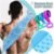 Silicone Bath Scrub Rubbing Towel Sbsr mud and rubbing ash, two-step scrubbing belt body brush