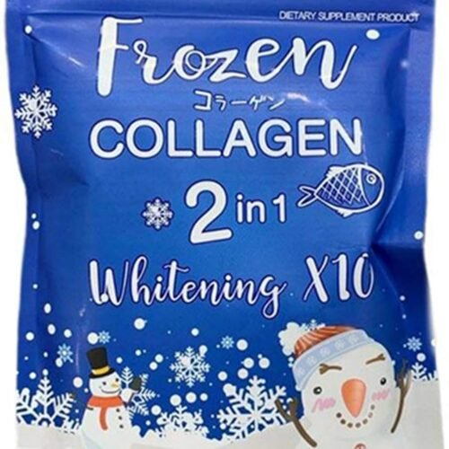 THAILAND 2 in 1 FROZEN COLLAGEN Peptide & GLUTATHIONE WHITENING Capsules fcc