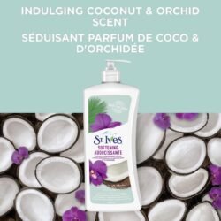 Naturally Indulgent Coconut Milk & Orchid 621 Ml St. Ives Original Australia or New Zealand Sbco Softening Body Lotion