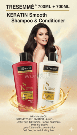 KERATIN Smooth TRESEMMÉ ® 700ML +700ML Shampoo & Conditioner with Marula Oil for Soft and Shiny Hair Tks7 TRESemme