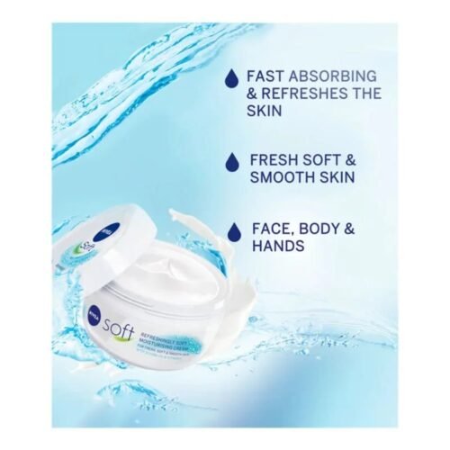 NIVEA Soft Refreshing Light  Nsrl Moisturising CREAM 100ml