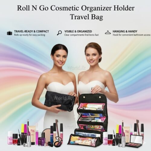 Cosmetic Bag Travel Bag Roll N Go Women's Bag Holder Travel Buddy Organizer (brng)