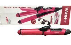 Nova Beauty 2 in 1 Hair Beauty set Curler & Straightener Set Professional Curling Iron Ceramic Smart Styling Tools nb21