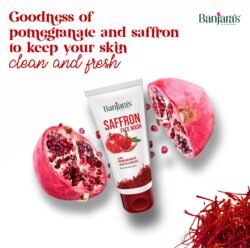 c6e503d3060e595983a5c3f6567b589f.jpg Banjaras Saffron with Pomegranate Blemish โ Prone Skin (bspB) Face Wash 100ml