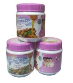 Natural HERBAL Extracted GOAT MILK WITH HONEY AND TAMARIND Gmvd VELEVET D'Hiver Jours UV Face and Body Lotion Made In THAILAND with 400g