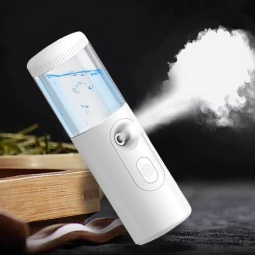 USB Rechargeable 30ml Portable Large Nano Mist Sprayer for Handy Mini Facial Steamer, Atomization Eyelash Extensions Skin Care Steamer, Handy Moisturizing, Cooling DUSB Rechargeable 30ml Portable Large Nano Mist Sprayer for Handy Mini Facial Steamer, vice