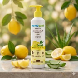 Mamaearth shff Lemon Anti-Dandruff Shampoo with Lemon & aloe Vera for Itchy & Flaky Scalp 250ml
