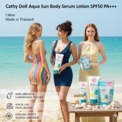Cathy Doll Aqua Sun Body Sun Serum Lotion SPF50 PA+++ 138ml Made in Thailand  CDAS