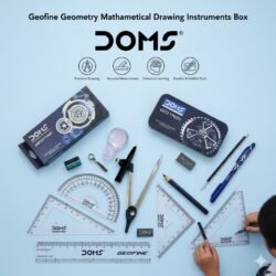 ce220cea49d10f206e181425e85670c0.jpg DOMS Geofine Mathematical Drawing Instruments Geometry Box dgmt