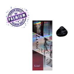 LANISS Permanent Natural Hair Color: Black (2.0) for Smooth and Shine (Nblh) for Men & Woman 60ml×2
