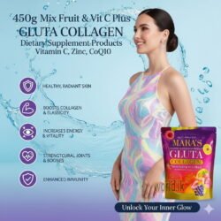 d0142cb61b293c5051e2a13783c8cc3e.jpg 450g GLUTA COLLAGEN Mix Fruit & Vit C Plus MGCP Dietary Supplement Products Vitamin C, Zinc, CoQ10 (30 x 15 g Sachets) Powder