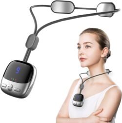 Neck Massager, (nmcs) with Heat with Electric Mode and Heating Function, Portable for Neck, Back, Deep Tissue Pain Relief, Use at Office Home Car, Ideal Christmas Gift for Men Women