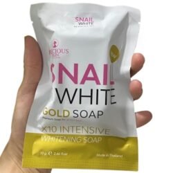 Snail sgws GOLD SOAP X10 Intensive WHITENING SOAP by Precious Skin Made in THAILAND Precious Snail Gold SOAP (70g)