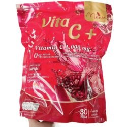 d72375650637971c96d0f10aad994013.jpg 300g Manee Vita C+ Vitamin C 1000mg Glutathione – 30 Sachets Skin Brightening & Immune Support Thailand