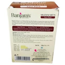 Banjaras b00 Multani Mitti Face Pack Powder 100g