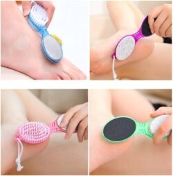 d8782b745e077c8e6df7afc6931dfc3c-1.jpg Foot Scrubber (4i1b) Callus Remover 4 In 1 Foot Pedicure Brush, Pumice Stone, Scrubber & File | Remove Dry, Crack Hard Skin, Calluses, and Warts | Restore Skin Smoothness | Pedicure Brush (Multicolor)