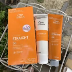 d94d7849fc1aa067d68707e12918b50a.jpg WELLA Professionals wnsc Creatine Straight (N) for Normal to Resistant Hair Straightening CREAM and Neutralizer Single Application Kit 200 ml