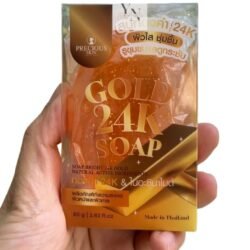 Precious Skin go4k Made in Thailand Gold 24K Soap for Face & Body - 80g