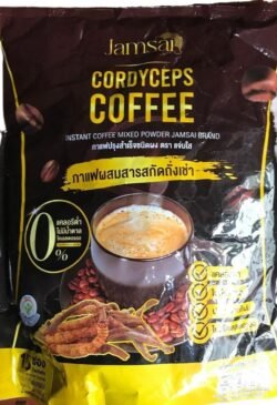 d9f2b19c3ba98967b008ce5239aeb507.jpg DRINKING Natural Coffee Jamsai jmp5 cordyceps Coffee, Instant Coffee Mixed Powder Hot & Cold, no sugar 15 sachets