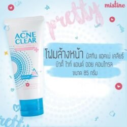 MISTINE ACNE CLEAR (mist) Beauty White and Oil Control Foam 85g