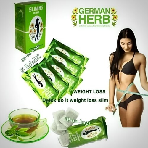 Made in THAILAND Herbal SLIMMING German Herb Tea Sgh 50 Bags Fat Weight Loss Diet Slim Detox Chinese Tea Full Pack