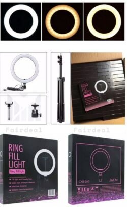 ddab76fbf893b7d978299d5015ae321b.jpg High Quality Ring Fill Light (rfl) Phone Holder Light 26cm Shoot Videos LED Ring Light