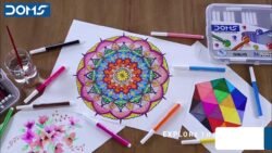 df5b5df23e56358934e6d9b56ac70730.jpg Doms dem4 Aqua 24 Shades Watercolour Sketch Pen Set Colorful Sketching, Doodling & Mandala Art Made in India