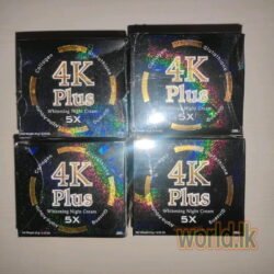 Original 4K Plus 5X Night Cream Made in Thailand 4KP Alpha Arbutin/Kojic Acid: Used for skin whiI-tening and brightening.