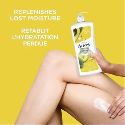 e042e0bfd26ca1d4e1a066046192fa67.jpg 621 ML St Ives Hydrating Vitamin E & Avocado Body (SHVA) Lotion | Deep Moisture for Soft Skin