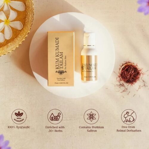 Vasu Kumkumadi Tailam (VATA) Facial Oil 25 ml