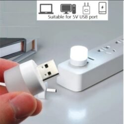 Mini Smart LED USB Reading Light Round Bulb Portable Night, WHITE, Warm WHITE, Compact, Ideal for Bedroom, Bathroom, Nursery, Hallway, Kitchen Car USB Atmosphere Light Study Room Lighting Lamp, Power Bank mlbr