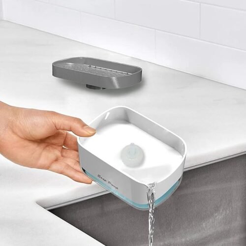 e23fed2bde0be9f12358b5133cd3c93b.jpg SOAP Pump Kitchen Dish SOAP (ksd) Dispenser and Sponge Holder, 2-in-1 Dish washing SOAP Pump Dispenser for Kitchen Sink