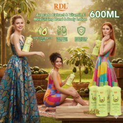 RDL Avocado Extract & Vitamin E Moisturizing Hand & Body Lotion 600ML raal (Original)