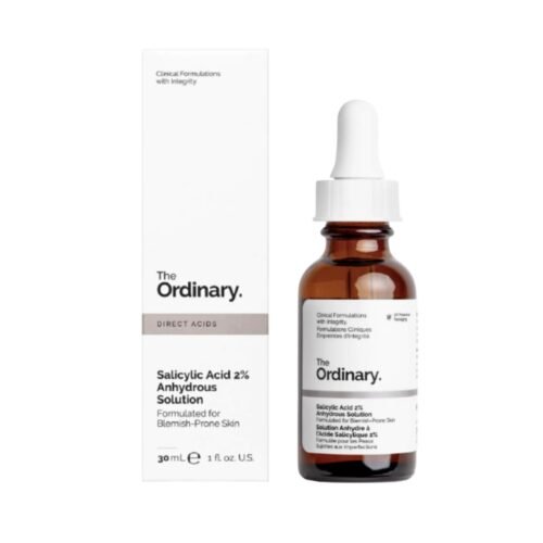 The ORDINARY Salicylic Acid 2% Anhydrous Solution, Gentle Exfoliating 2obb Serum for Blemish-Prone Skin 30ml