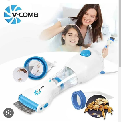 e6a5502e3f072069d8426d24a5a14aa3.png Full Set of Licetec V-Comb Anti Lice and Nits Device Dandruff Treatment with Free 2 FILTERS V Comb Vacuum Comb Electric Head Machine Removes With Their Eggs