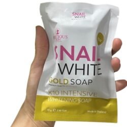 e6e7f01fe5521e4d04fcc0f71bbf2ac8.jpg Made in THAILAND Snail sgws GOLD WHITENING SOAP X10 Intensive by Precious Skin Precious (70g)