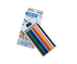e7dec0e48b1942092ceb9eae32e8d28c.jpg Doms 12 Colour dcps Pencils with free Sharpener