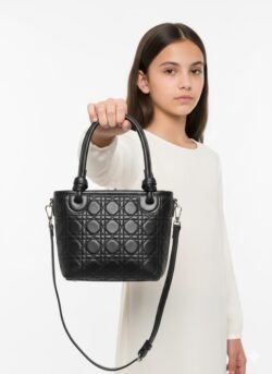 ebfa59c24374c964c823849a22a54c44.jpg Made in Thailand Original Elegant New Trend Style (tlad) Handbag for Women โ Luxury Leather black Colour with Shoulder Strap