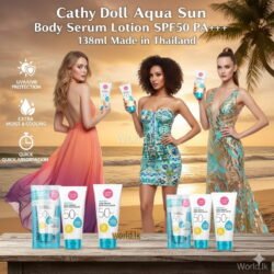 Cathy Doll Aqua Sun Body Sun Serum Lotion SPF50 PA+++ 138ml Made in Thailand  CDAS