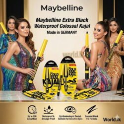 Maybelline Extra Black Waterproof Colossal Kajal Made in GERMANY MCKB