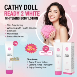 Made in Korea CATHY DOLL READY 2 WHITE CR2W  Whi-Ttening Body Lotion150g